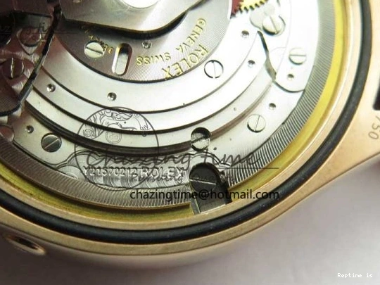 1229 Cellini 50535 Moonphase RG GMF Best Edition White Dial on Brown Leather Strap A Lightweight 2634